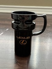 Lexus Tall Ceramic Travel Mug Dealership Promo Cup No Lid picture