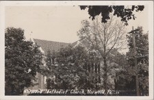 RPPC Postcard Norwood Methodist Church Norwood PA picture