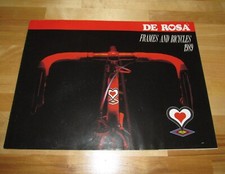 1989 De Rosa Frames and Bicycle Catalog Brochure 35th Anniversario picture