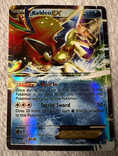Pokemon TCG Keldeo EX Boundaries Crossed English Holo Ultra Rare KP 170 2012 picture