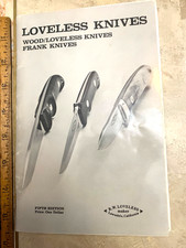 R.W.LOVELESS ORIGINAL *RARE CATALOG 1970S *Many Pictures of R.W.Loveless Knives picture