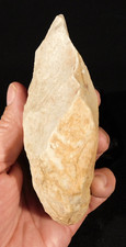 LARGER One Million Year Old Early Stone Age ACHEULEAN Hand AXE Algeria 457gr picture