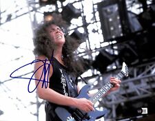 Metallica Lead Guitarist Kirk Hammett Signed 11x14 Photograph BECKETT picture