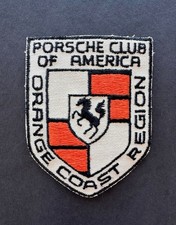 Vintage PCA Porsche Club Embroidered Patch Orange Coast Region Orig Owner VGC picture