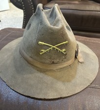 Original US Model 1899 Screen Vent Campaign Hat picture