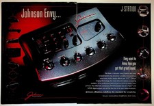 Johnson J-Station Ad Vintage 1999 Guitar Amp Modeler Magazine Print picture