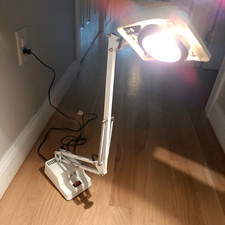 Electrix 1970's Articulated Adjustable Table Desk Lamp Industrial Inspector EUC picture