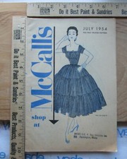McCall's The First Printed Patterns February 1954 picture