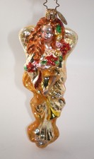 Vintage 2001 Christopher Radko Retired SERAFINA ANGEL w/ Trumpet Ornament 7