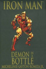 Iron Man: Demon in a Bottle by David Michelinie - Hardcover - GOOD picture