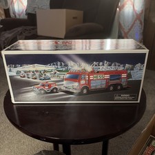2005 Hess Truck Emergency Truck with Rescue Vehicle NEW In Original Box picture