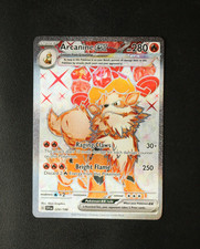Pokémon Card - Arcanine EX 224/198 - Scarlet & Violet Base - Ultra Rare - NM ⭐ picture