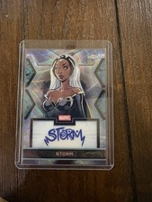 Topps 2026 Chrome Marvel Comics Storm MF-ST Serial Numbered 02/10 Card picture
