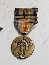 WWI Great War for Civilization Victory Medal - 2 Bars And Star picture