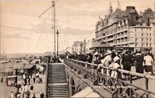 Postcard Crowd of People Promenade in Brighton United Kingdom UK  13582 picture