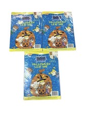 Vtg 1998 Nickelodeon Rugrats Halloween Leaf Lawn Bags NEW Chuckie Tommy Y2K 90s picture