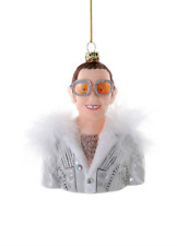 Elton John Glass Christmas Ornament New GO-8015 picture