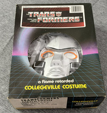 Vintage 1984 Collegeville Transformers Megatron Halloween Costume with Box CIB picture