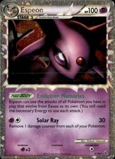 Espeon (Prime) 81/90 Ultra Rare Undaunted Pokemon Holo - HEAVILY PLAYED picture