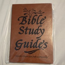 Bible Study Guide Brown Cover Booklet Christian Christianity picture