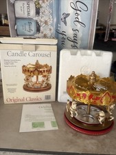 NIB Vintage Mr. Christmas Candle Carousel 2005 Original Classics picture