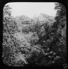 Glass Magic Lantern Slide HAWTHORNDEN CASTLE C1900 SCOTLAND picture