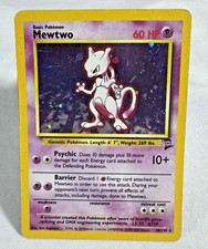 Pokemon TCG - Mewtwo - Base Set 2 - 10/130 - Rare Holo - WOTC 1999-2000 picture