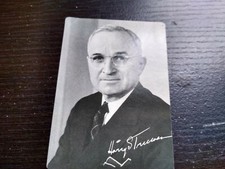 1948 Harry Truman Portrait Card Democratic National Committee Auth vote by state picture