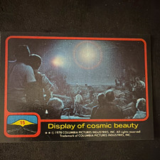 VTG Topps 1978 Close Encounters of the Third Kind #15 Display of cosmic beauty picture