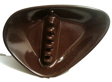 Vintage MCM Anholt Ashtray Boomerang Retro 60’s Brown Willert Home Products picture
