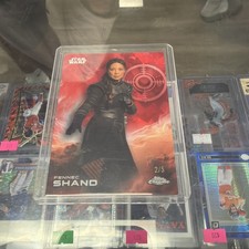 2025 Topps Chrome SAPPHIRE Star Wars FENNEC SHAND #41 Red 2/5 picture