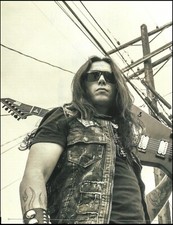 Gus G. (Ozzy Osbourne, Firewind) 2015 Signature ESP guitar 8 x 11 pin-up photo picture