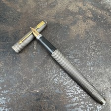 Vtg PARKER 75 Sterling Silver Fountain Pen w/ 14k NIB No. 66 picture