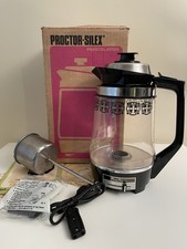 Vintage 1969 Proctor Silex 12 Cup Glass Electric Percolator Brand New w/ Box picture