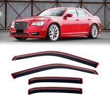 in-Channel Rain Guards for 2011-2023 Chrysler 300, Window Visor Shields Vent Def picture
