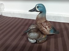 Vintage Jim Beam 1980 Ducks Unlimited Blue Winged Teal Whiskey Decanter EMPTY picture