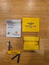 Breitling Wenger Swiss Army Knife Yellow w/ Box picture