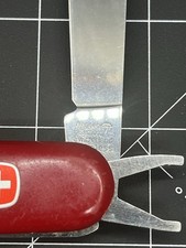 Vintage Wenger Golf Pro Red Swiss Army Knife Stainless MultiTool Delemont Sheath picture