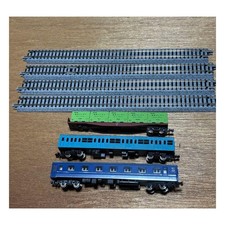 N Scale Blue Train Japan Set KATO Gauge Kuha 103 Sentousha Koki 732 Freight Car picture