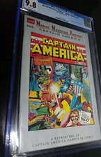 CGC 9.8 Marvel Milestone Edition: Captain America #1 (Marvel Comics March 1995) picture