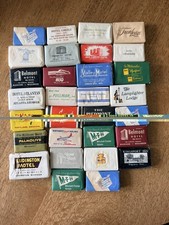 Vtg 1940s 1950s BAR SOAP Souvenir Hotel Motel Lot of 30 Travel Lodge Airline picture