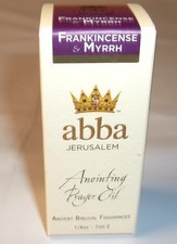 Abba Jerusalem Anointing Oil 1/4oz Frankincense & Myrrh Biblical Fragrances F/S picture