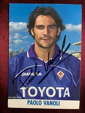 PAOLO VANOLI-AC Fiorentina-ITALY-Rangers FC-Verona-Hand Signed-AK Autograph picture