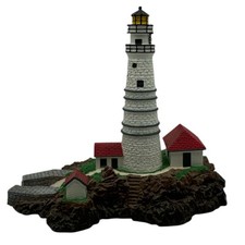 Vintage The Danbury Mint Historic American Lighthouses Boston Light 1992 picture
