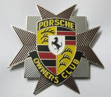 Porsche owners club badge grill badge emblem picture