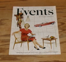 Original 1957 - 1958 Chrysler Events Magazine Brochure Imperial New Yorker picture