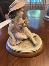 B. Merli Vintage 1981 Porcelain Capodimonte Figurine Mother and Child picture