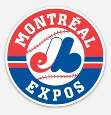 Montreal Expos Sticker - former MLB Vintage baseball team Canada picture