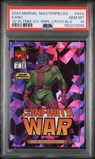 2024 UD MARVEL MASTERPIECES '92 PLATINUM #44V KANG 5/25 PSA 10 picture