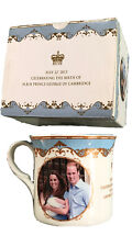 William And Kate Prince George Mug Prince Princess Wales Royal Baby Rare In Box picture